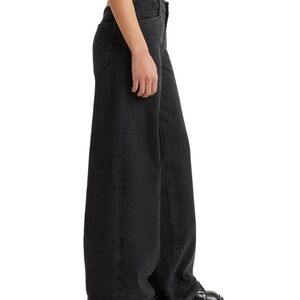 Levi's Women's Black 94 Baggy Wide-Leg Jeans
